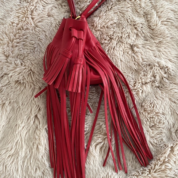 Derek Lam 10 Crosby mini prince fringed bucket bag - Picture 2 of 7